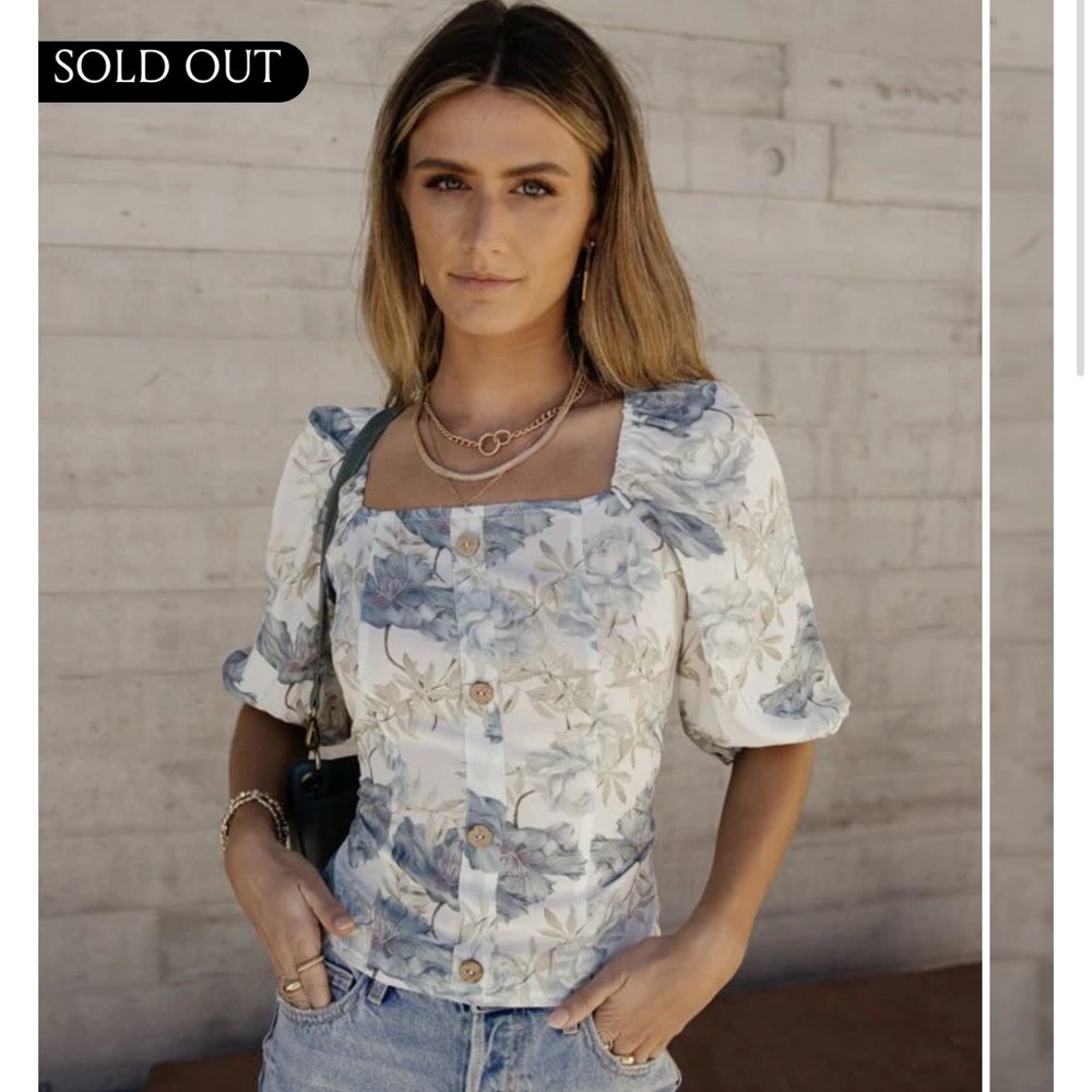 Bohme Floral Top Size S